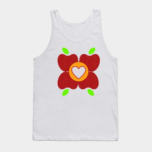 I Heart Fruit Flower Tank Top by TeachUrb